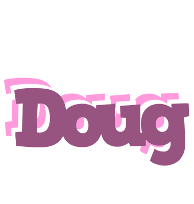 Doug relaxing logo
