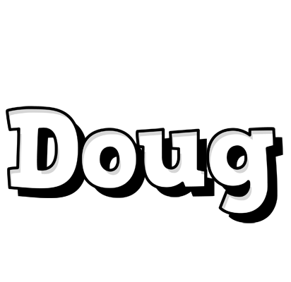 Doug snowing logo