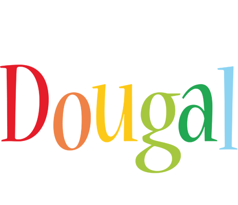 Dougal birthday logo