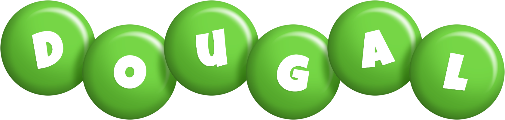 Dougal candy-green logo