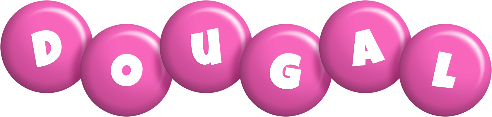 Dougal candy-pink logo