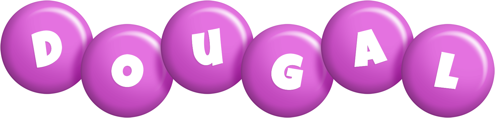 Dougal candy-purple logo