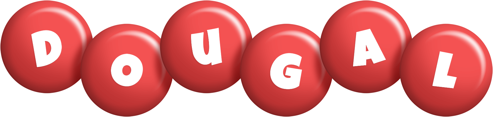Dougal candy-red logo