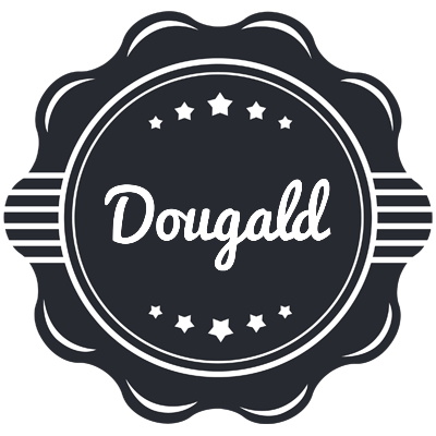 Dougald badge logo