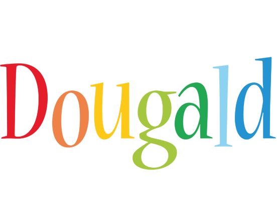 Dougald birthday logo