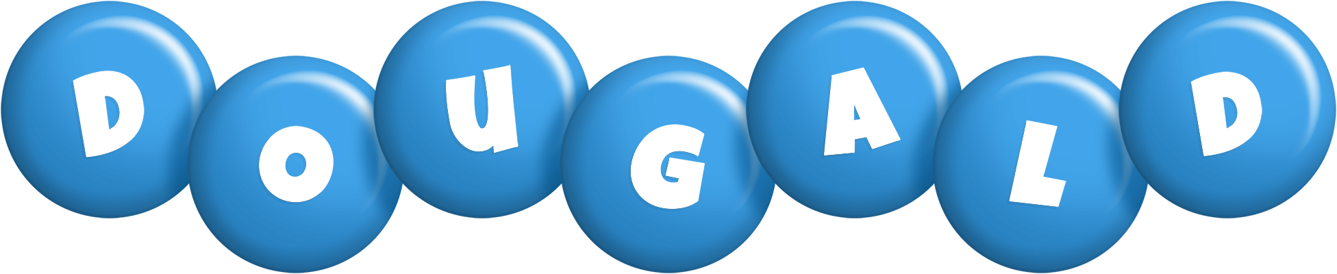 Dougald candy-blue logo
