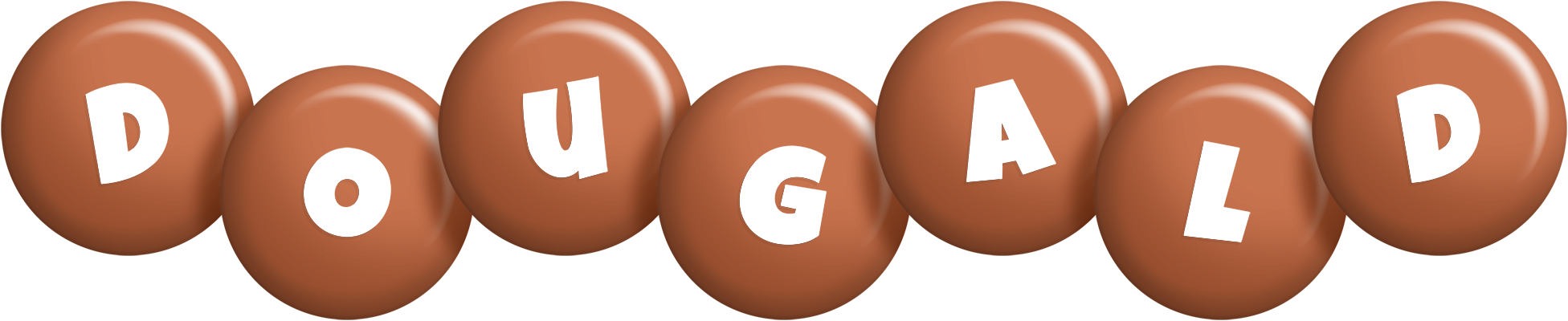 Dougald candy-brown logo