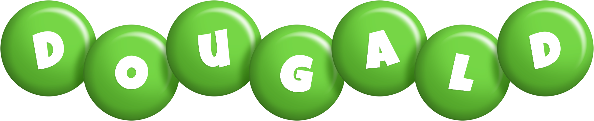 Dougald candy-green logo
