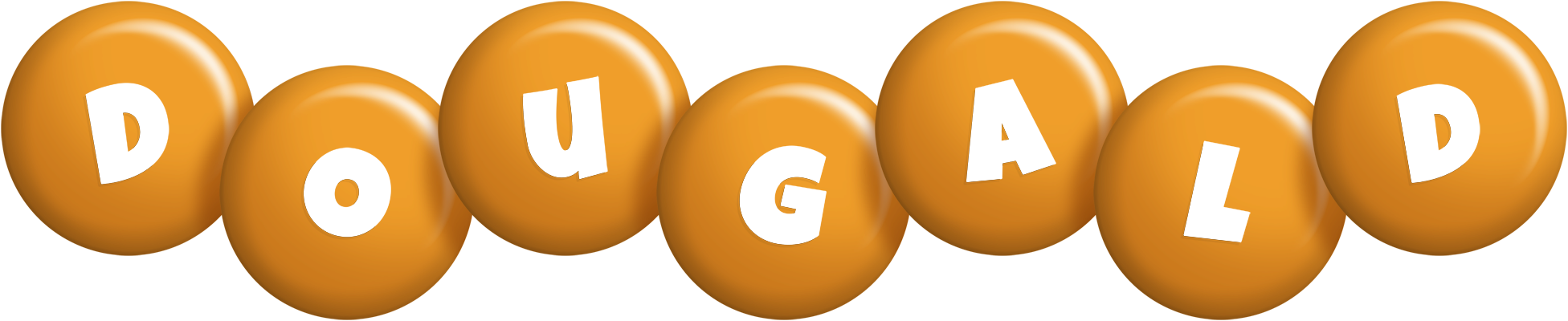 Dougald candy-orange logo