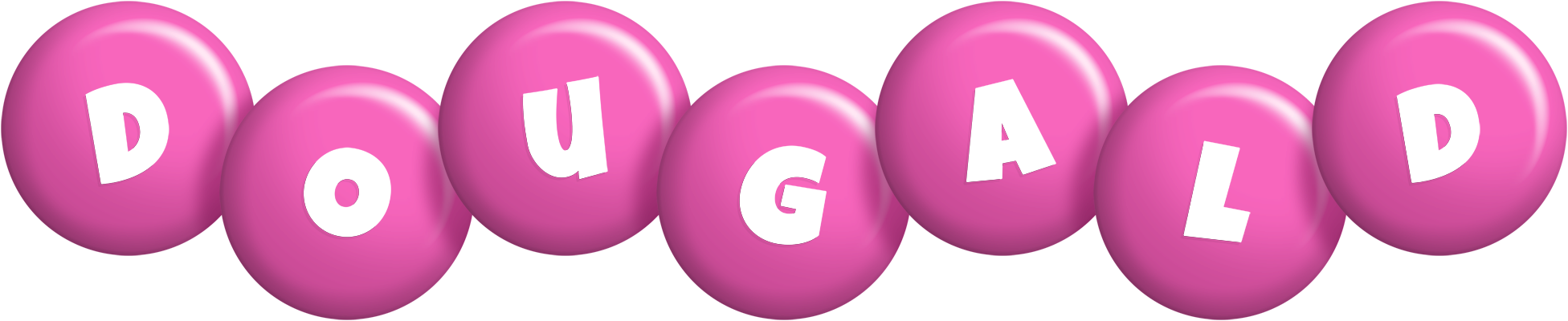 Dougald candy-pink logo
