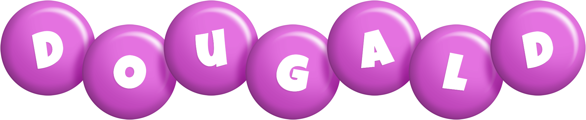 Dougald candy-purple logo