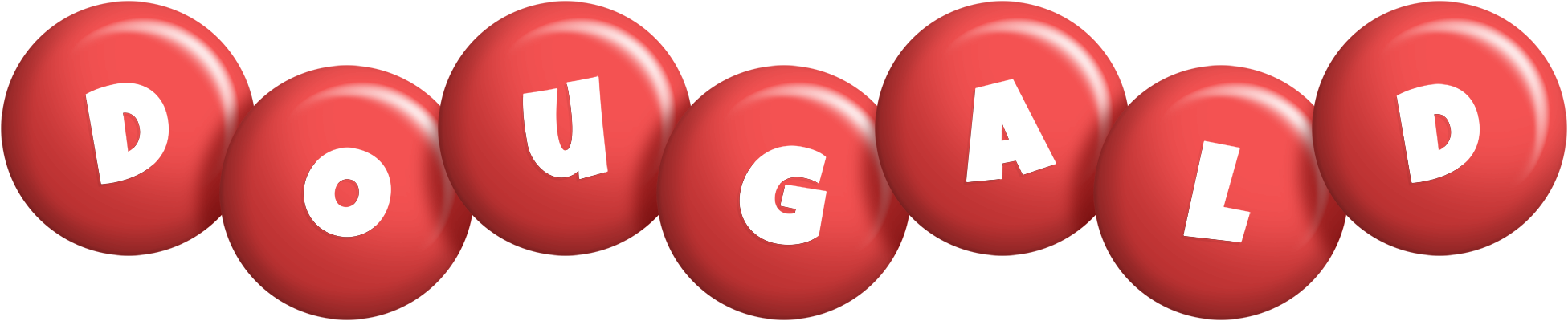Dougald candy-red logo