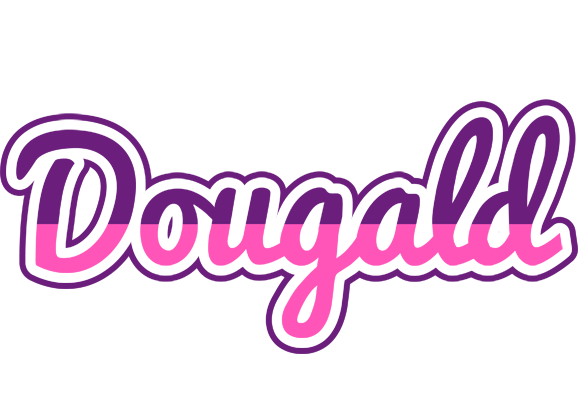 Dougald cheerful logo