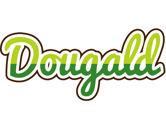 Dougald golfing logo