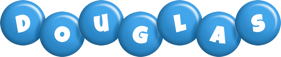 Douglas candy-blue logo