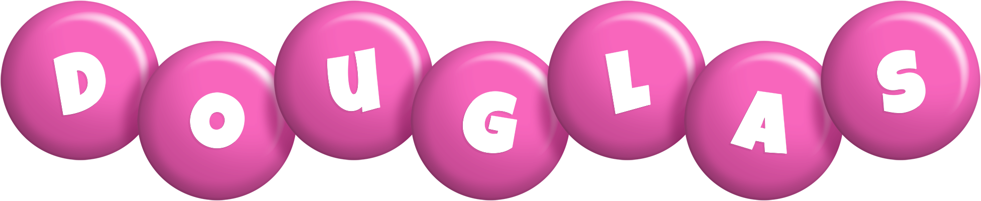 Douglas candy-pink logo