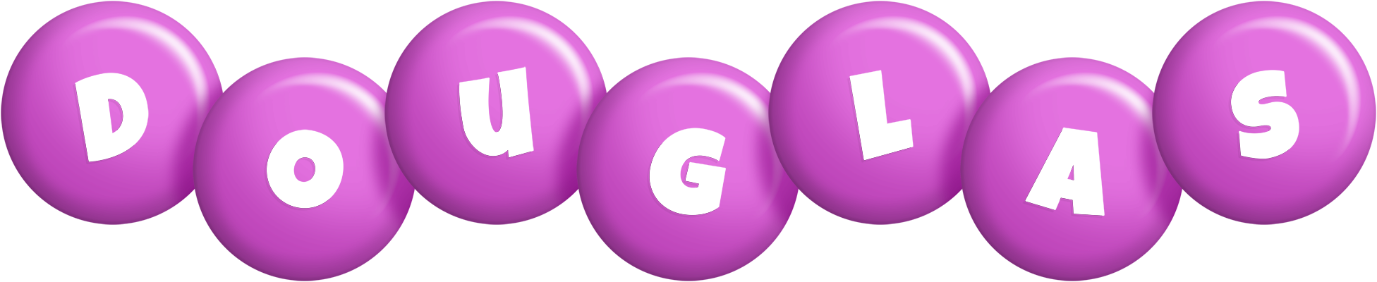 Douglas candy-purple logo