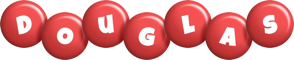 Douglas candy-red logo