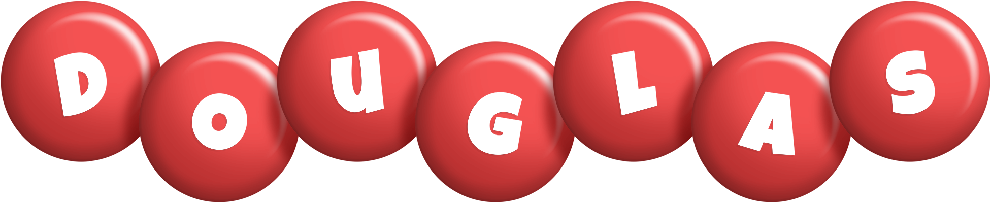 Douglas candy-red logo