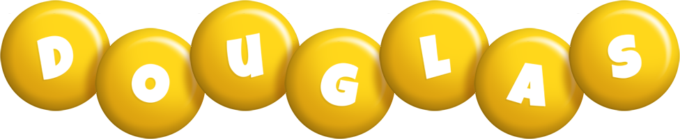 Douglas candy-yellow logo