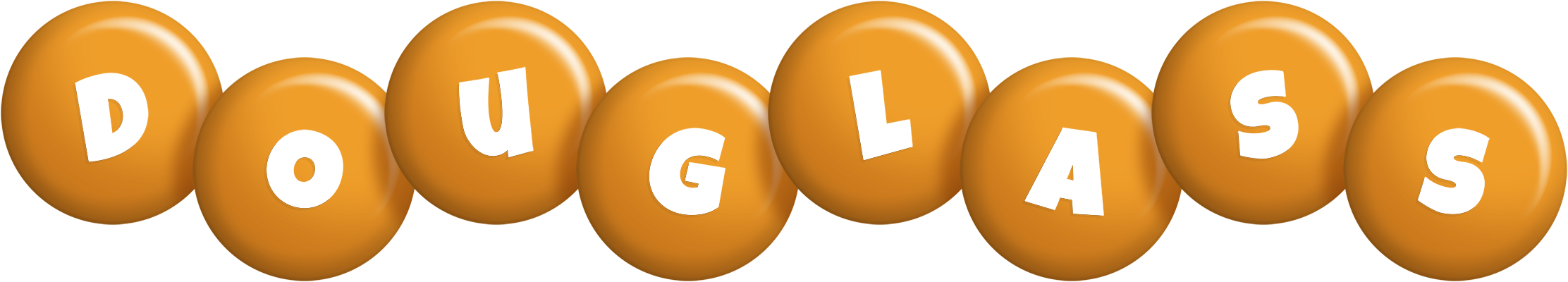 Douglass candy-orange logo