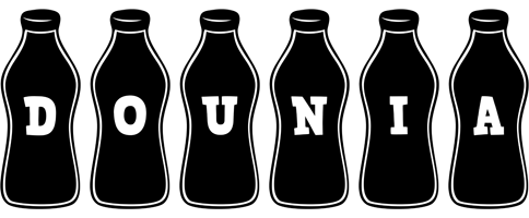 Dounia bottle logo