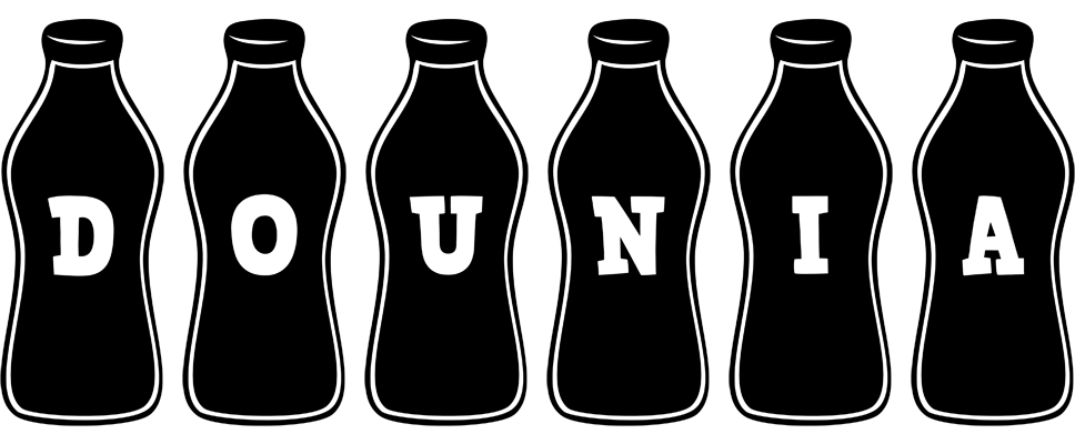 Dounia bottle logo