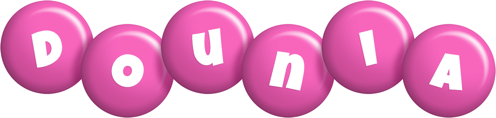 Dounia candy-pink logo