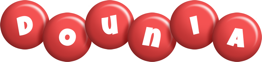 Dounia candy-red logo