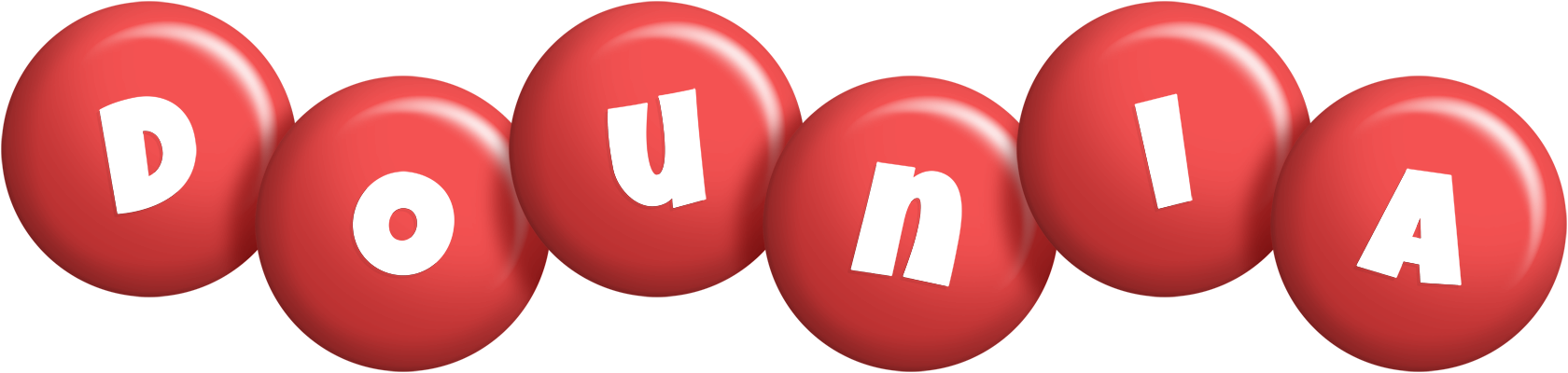 Dounia candy-red logo