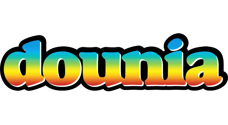 Dounia color logo