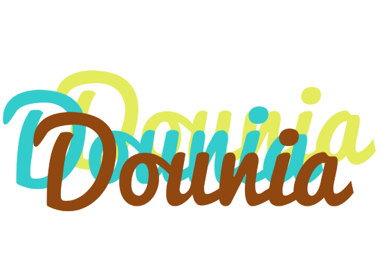 Dounia cupcake logo