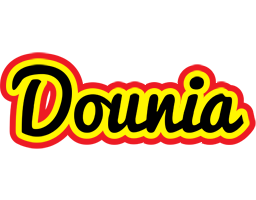 Dounia flaming logo