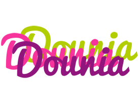 Dounia flowers logo