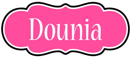 Dounia invitation logo