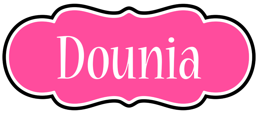 Dounia invitation logo
