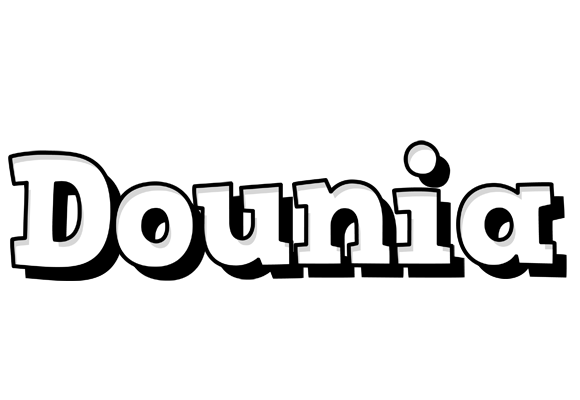 Dounia snowing logo