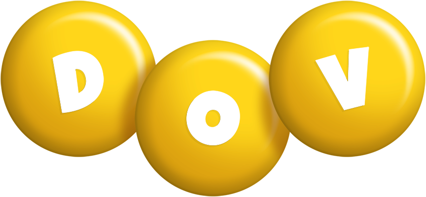Dov candy-yellow logo