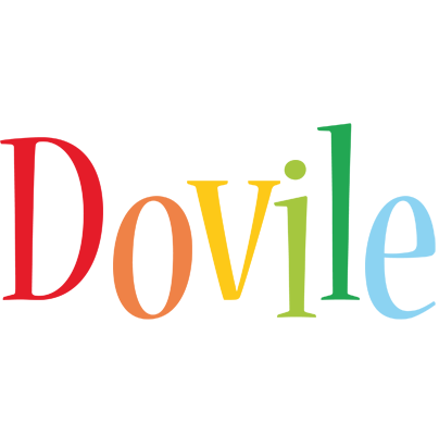 Dovile birthday logo