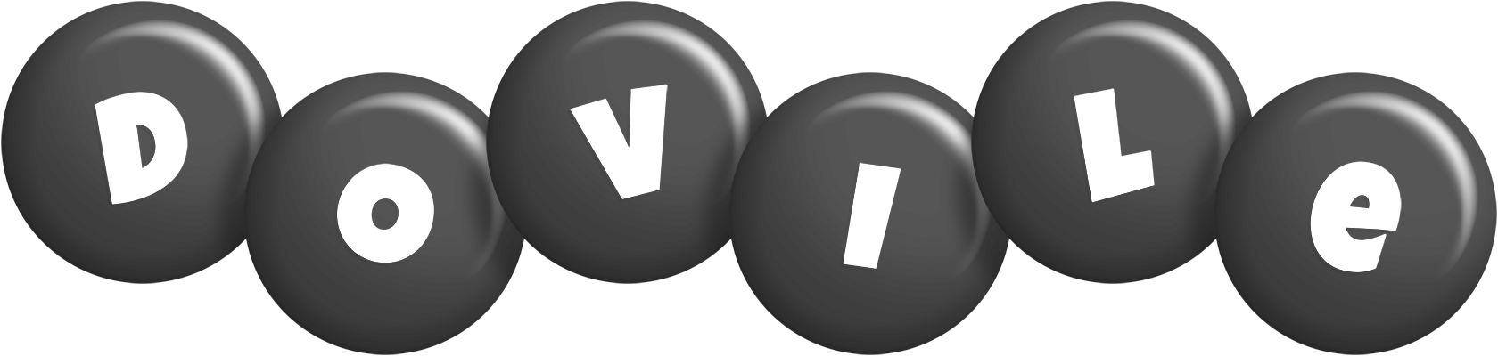 Dovile candy-black logo