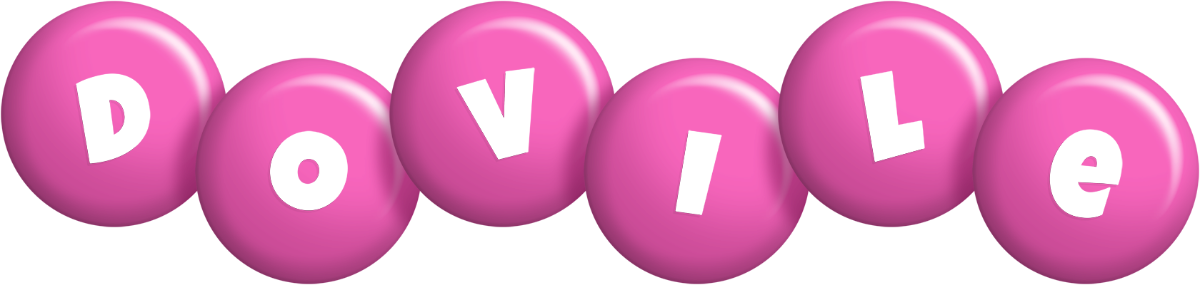Dovile candy-pink logo