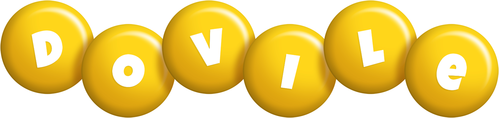 Dovile candy-yellow logo