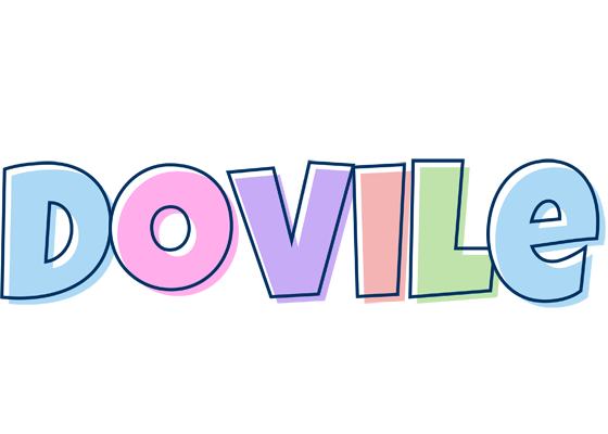 Dovile pastel logo