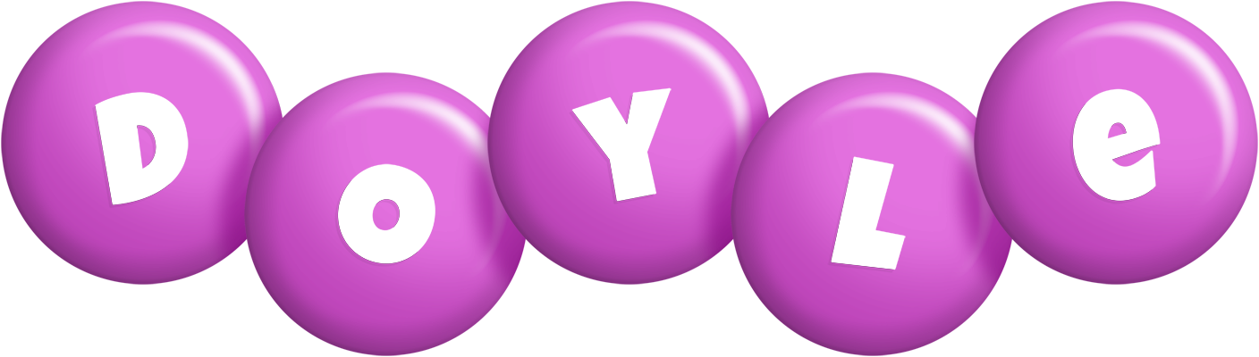 Doyle candy-purple logo