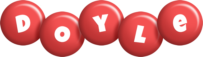 Doyle candy-red logo