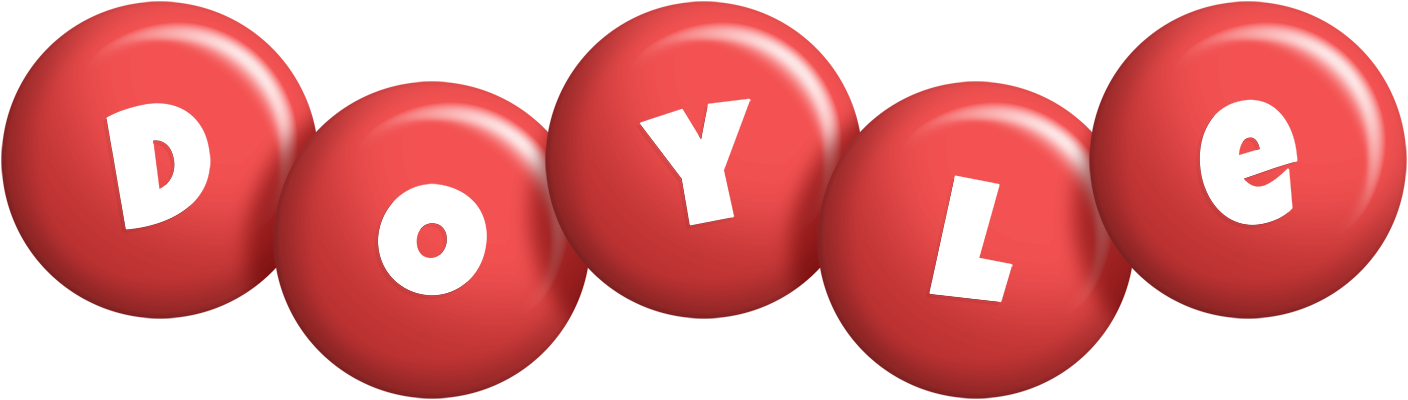 Doyle candy-red logo