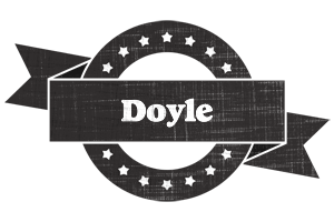 Doyle grunge logo