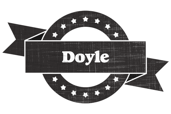 Doyle grunge logo