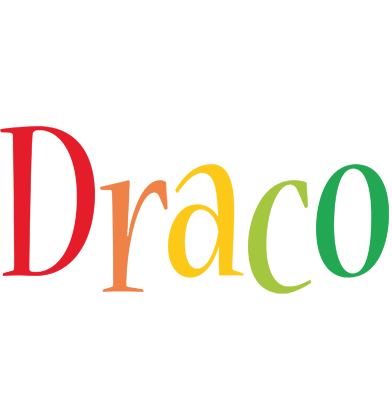 Draco birthday logo