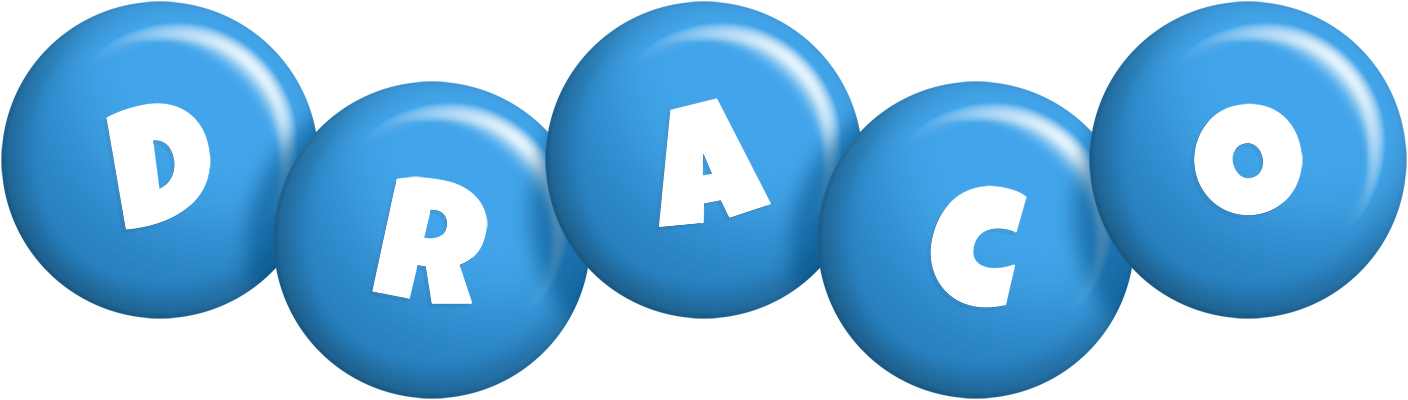 Draco candy-blue logo